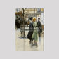 On the Boulevards (1895) by Louis Abel-Truchet
