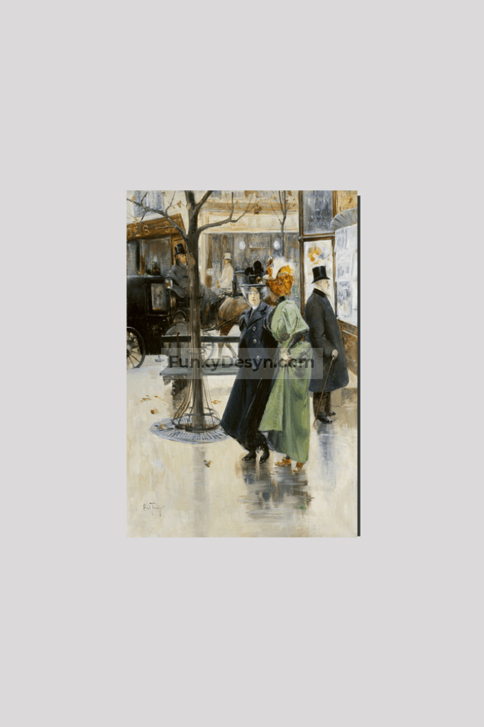 On the Boulevards (1895) by Louis Abel-Truchet