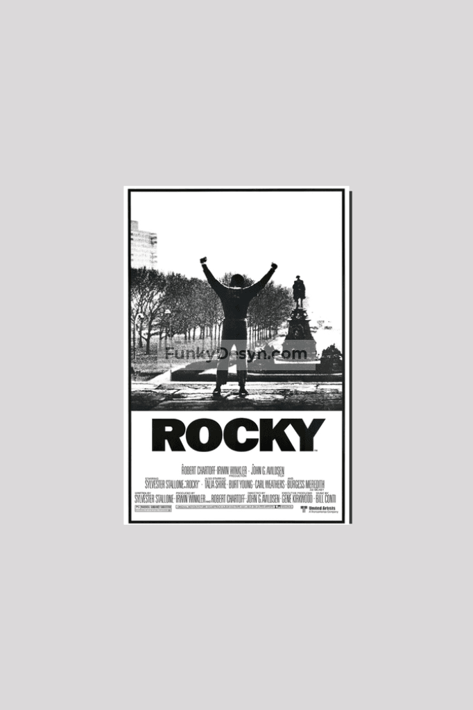 Rocky -1976 8X12 Inches/ Wrapped Canvas Decor