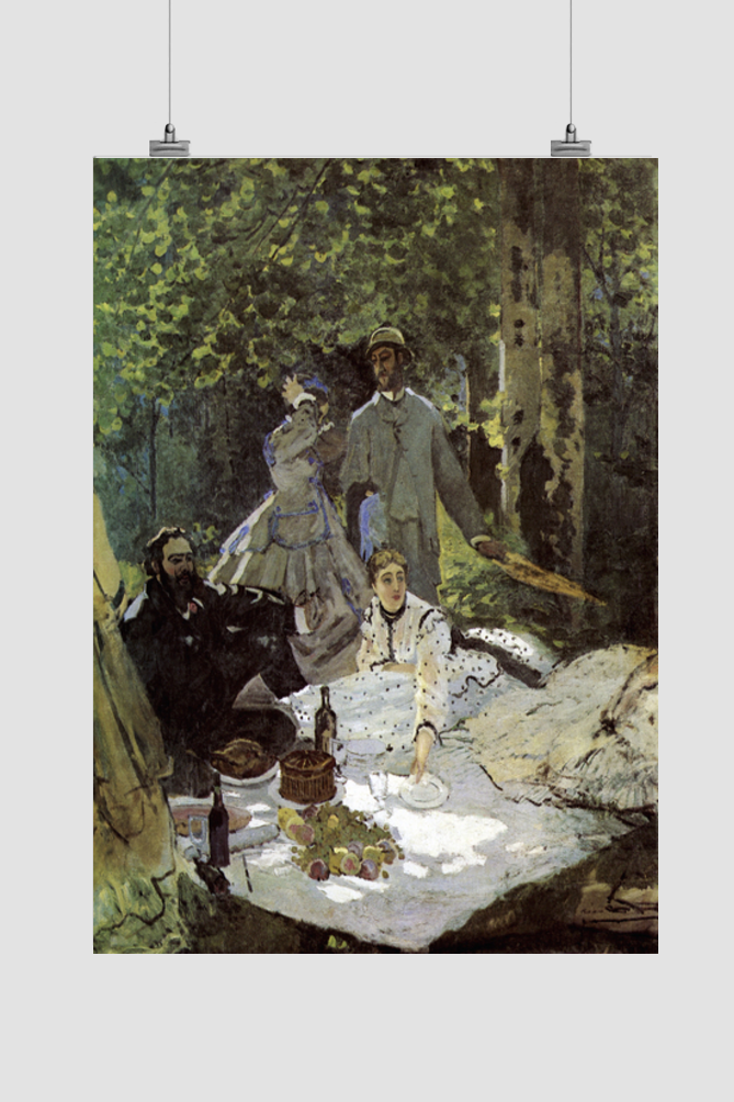 Claude Monet's Luncheon on the Grass (1865–1866)