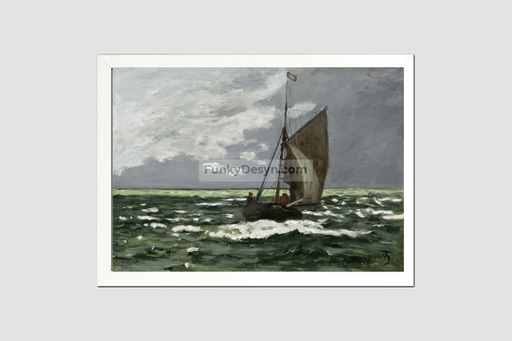 Claude Monet's Seascape, Storm (1866)