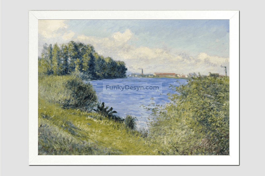 The Seine at Argenteuil (ca. 1892) painting by Gustave Caillebotte