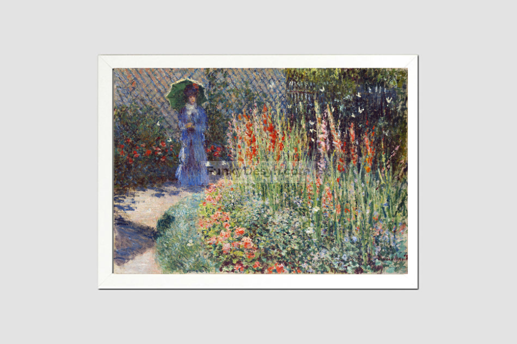 Claude Monet's Rounded Flower Bed (1876)