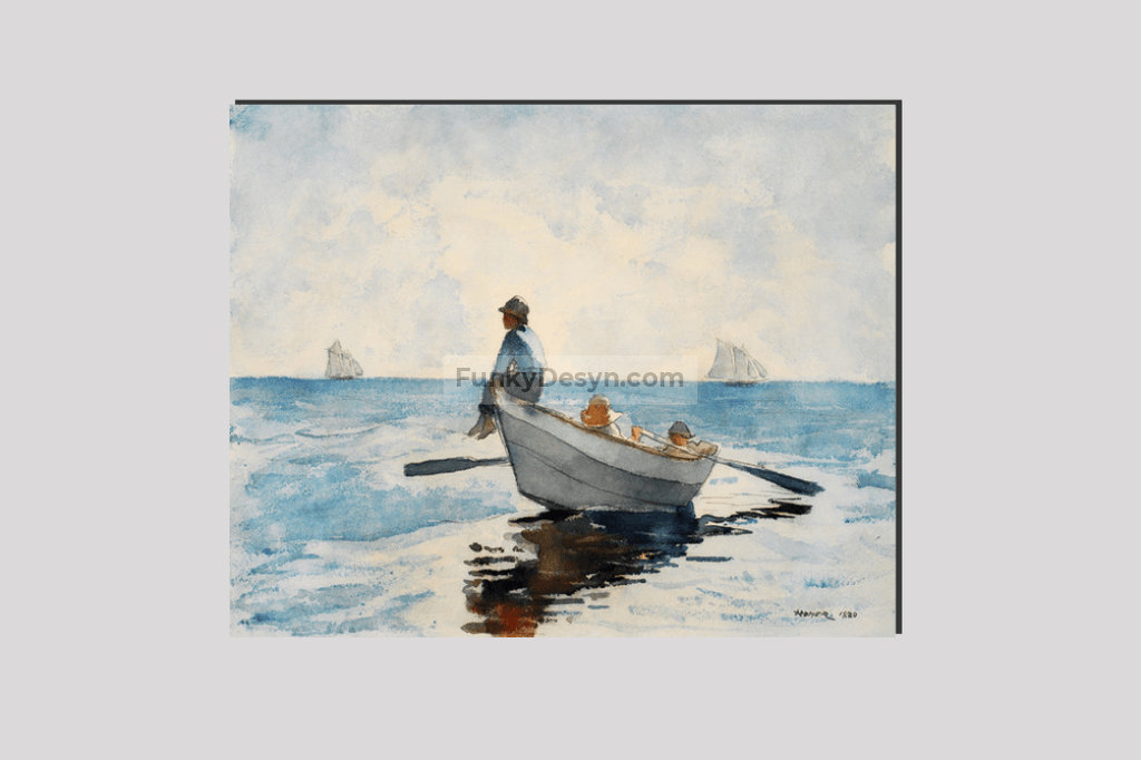 Boys in a Dory (1880) by Winslow Homer