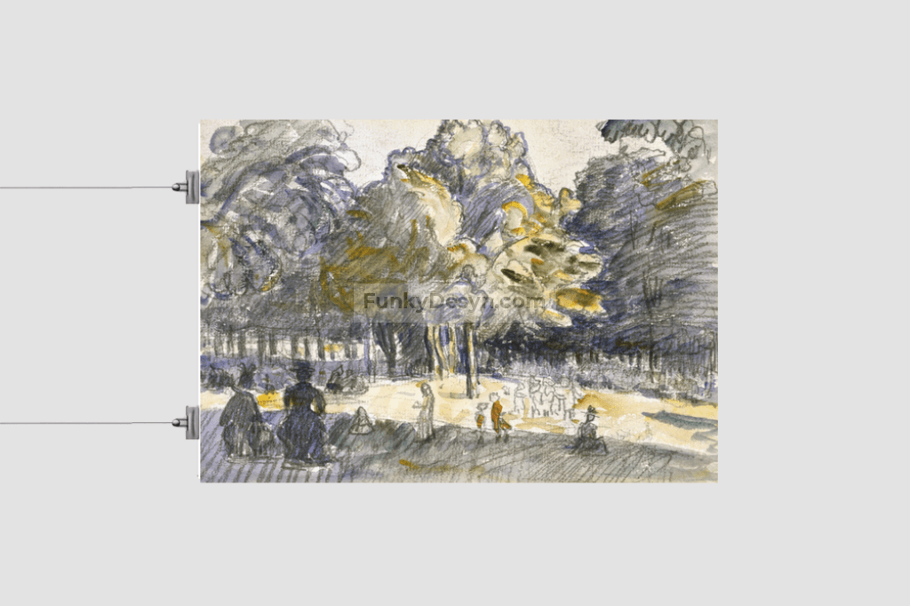 Study for 'Le Ranelagh (1899) painting i by Henri-Edmond Cross