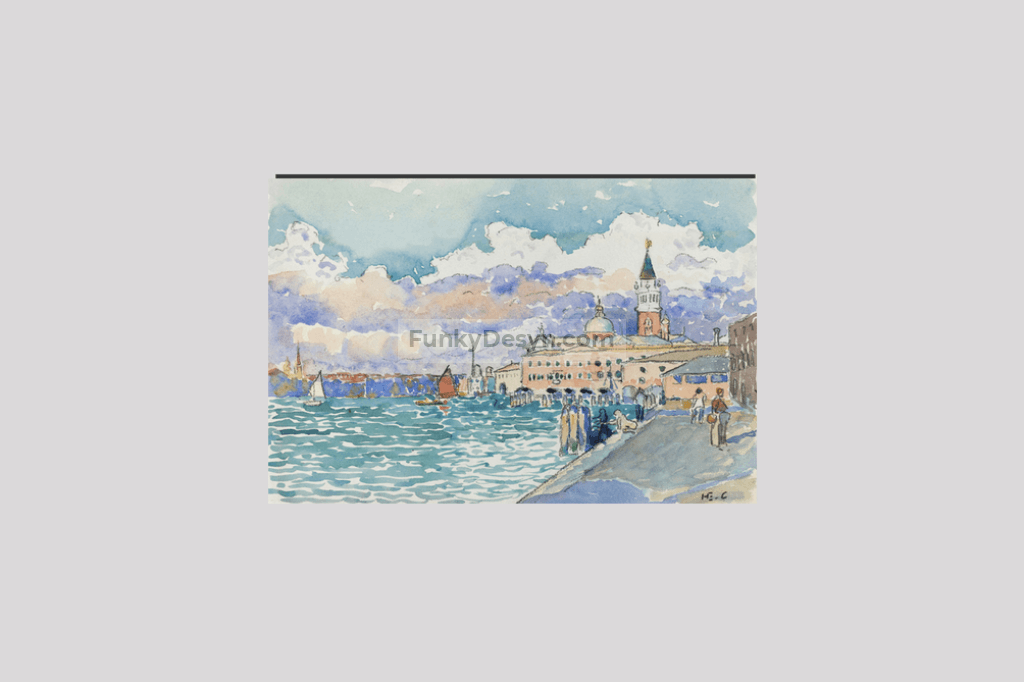 Venice (1903) painting in high resolution by Henri-Edmond Cross.