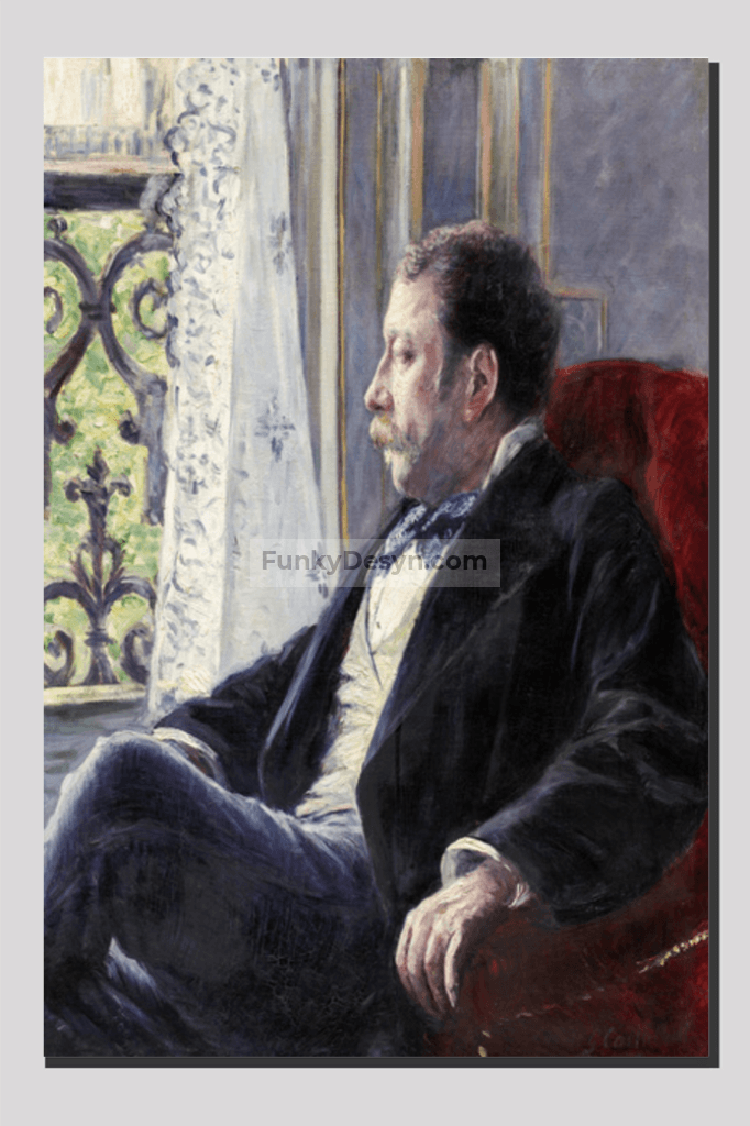Portrait of a Man (1880) painting by Gustave Caillebotte