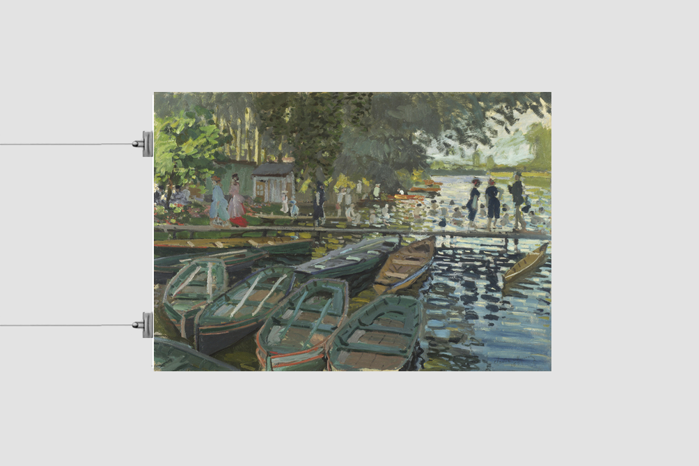 Claude Monet's Bathers at La Grenouillère (1896)