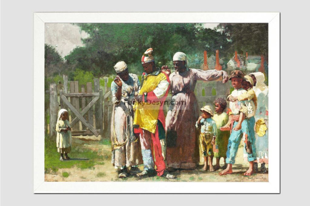 Dressing for the Carnival (1877) by Winslow Homer