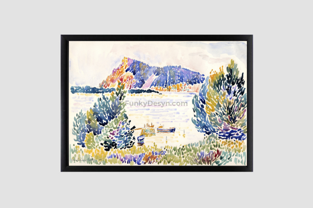 Cap Nègre (1909) painting in high resolution by Henri-Edmond Cross