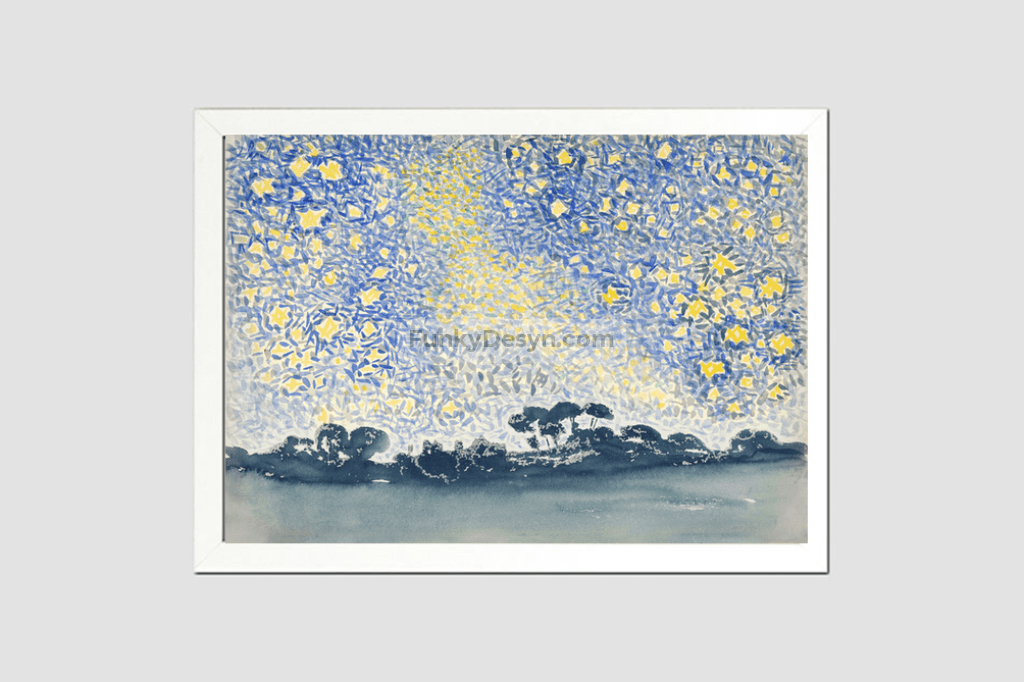 Landscape with Stars (1905–1908)  by Henri-Edmond Cross.