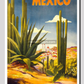 Direccion General De Turismo - Mexico Vintage Travel Poster 20X30 Inches/ Wrapped Canvas Decor