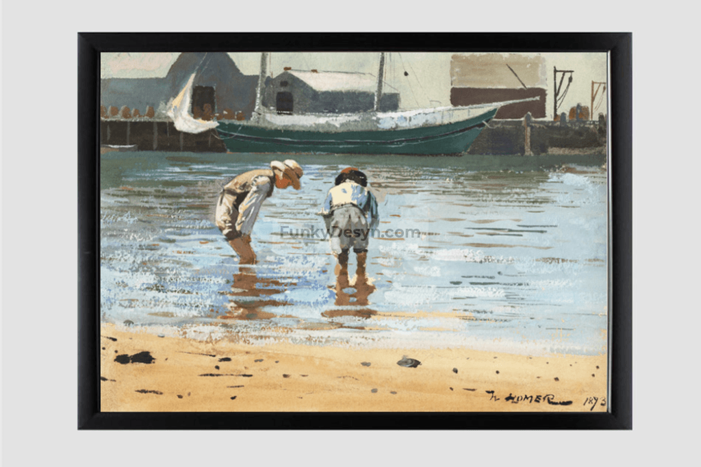 Boys Wading (1873) by Winslow Homer