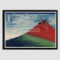 Katsushika Hokusai's Fine Wind, Clear Morning (1760-1849), a famous traditional Japanese Ukyio-e style illustration of Mount Fuji