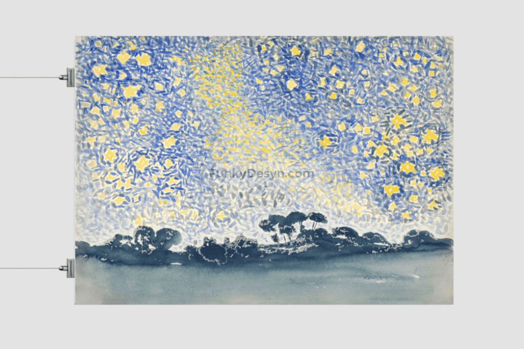 Landscape with Stars (1905–1908)  by Henri-Edmond Cross.