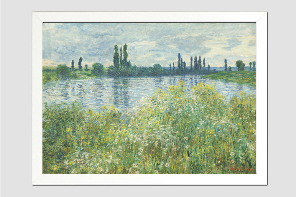 Banks of the Seine, Vétheuil (1880) by Claude Monet