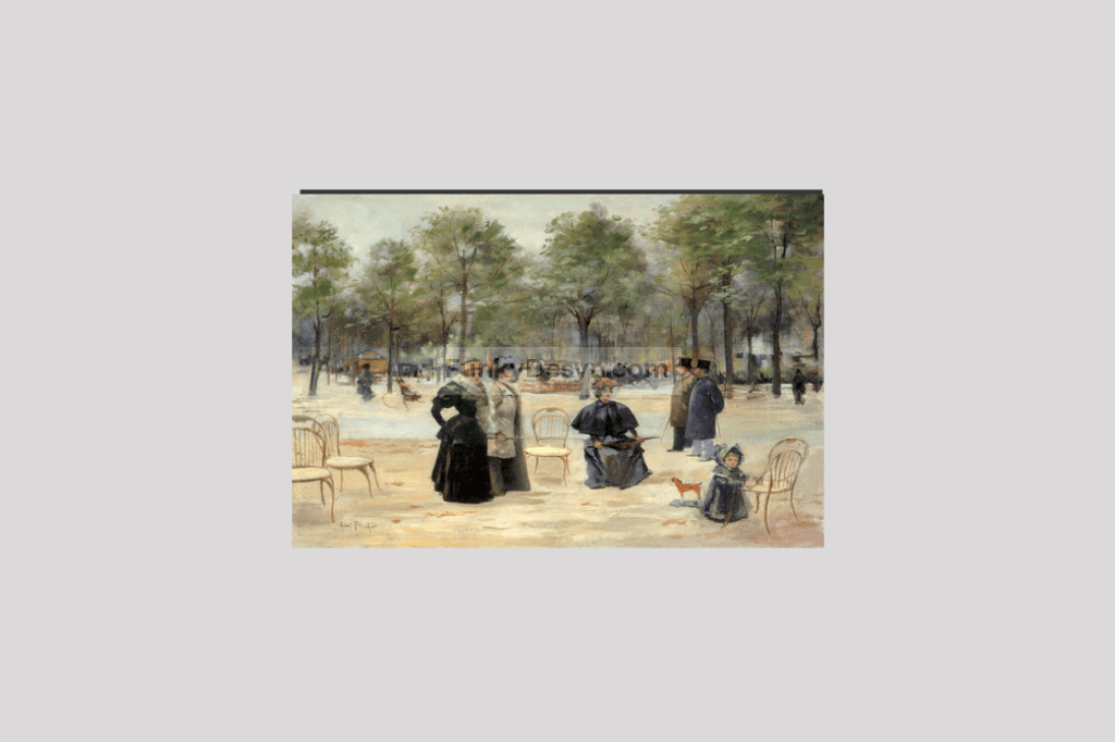 To the Champs Elysees (1895) by Louis Abel-Truchet.