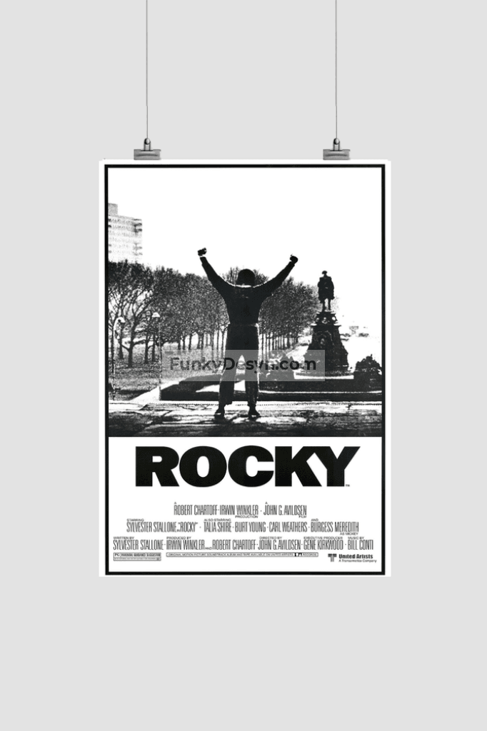 Rocky -1976 8.3X11.7 Inches/ Rolled Poster Decor