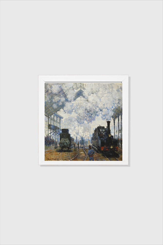 Claude Monet's Arrival of the Normandy Train (1877)