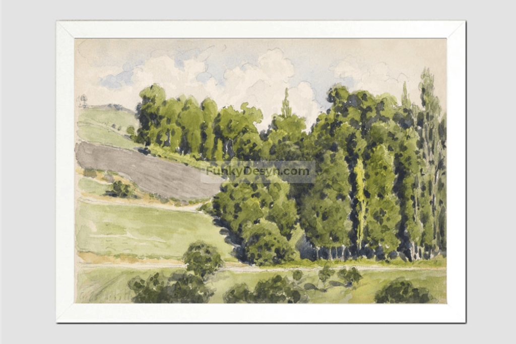 Sketchbook (ca. 1883–1887) painting in high resolution by Gustave Caillebotte.