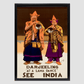 See India Vintage Darjeeling Tourism Poster Decor