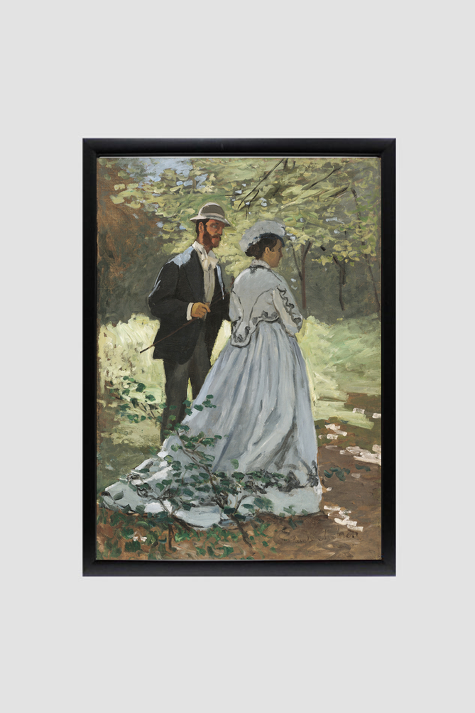 Bazille and Camille (1865) by Claude Monet