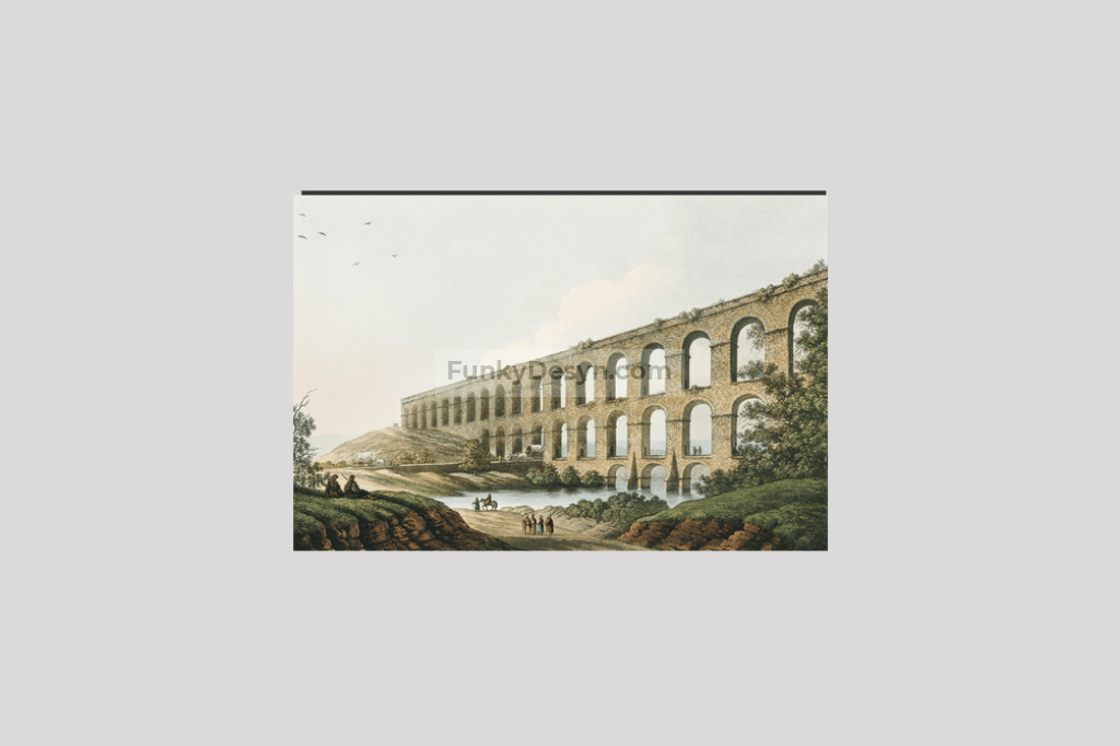 Aqueduct near Belgrade by Luigi Mayer (1755-1803).