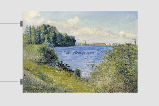 The Seine at Argenteuil (ca. 1892) painting by Gustave Caillebotte
