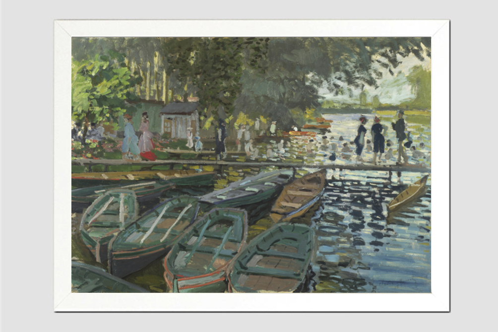 Claude Monet's Bathers at La Grenouillère (1896)