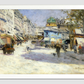 Rue Lepic, the corner of Rue Puget and Place Blanche (1890) by Louis Abel-Truchet