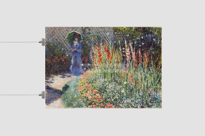 Claude Monet's Rounded Flower Bed (1876)