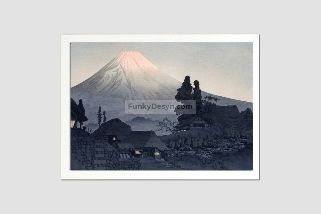 Mount Fuji From Mizukubo (1932) print in high resolution by Hiroaki Takahashi