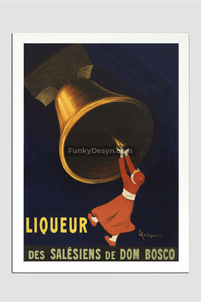 Angelus, liqueur des Salésiens de Dom Bosco (1907)  by Leonetto Cappiello