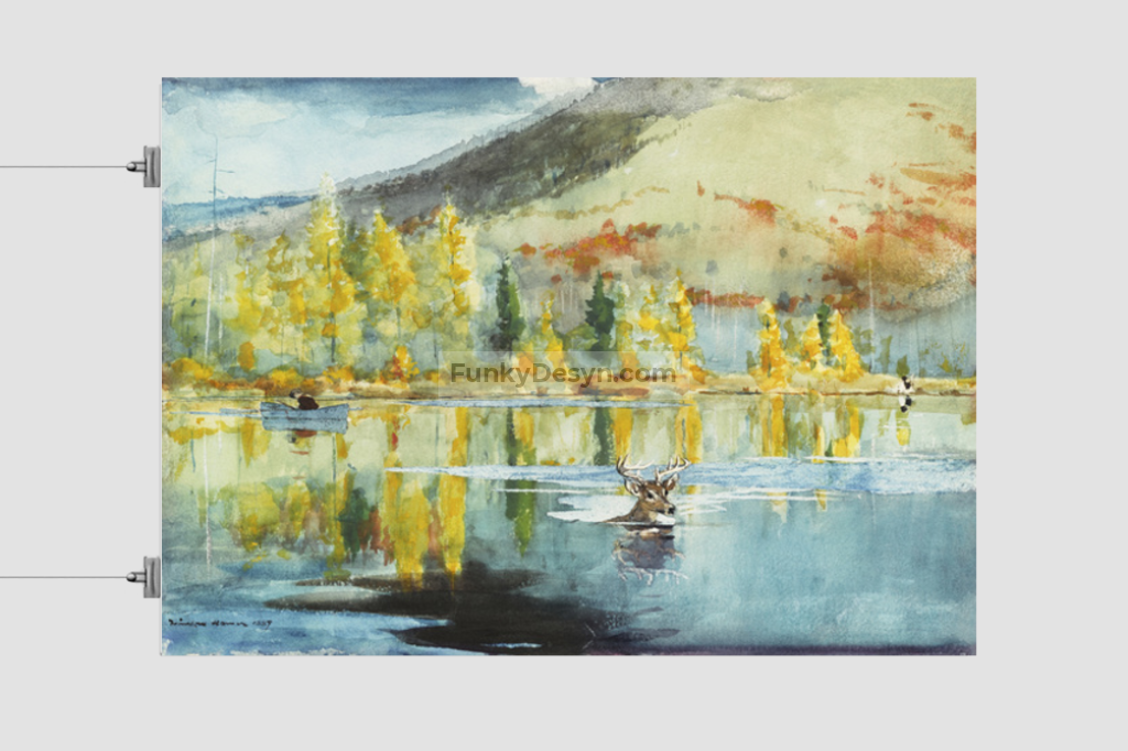 An October Day (1889) by Winslow Homer