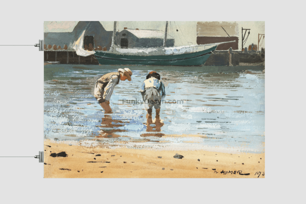 Boys Wading (1873) by Winslow Homer