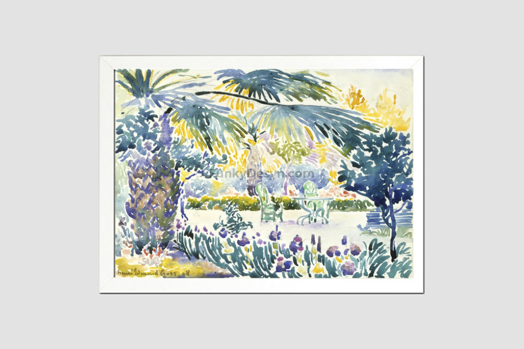 Garden of the Painter at Saint Clair (1908) painting  by Henri-Edmond Cross