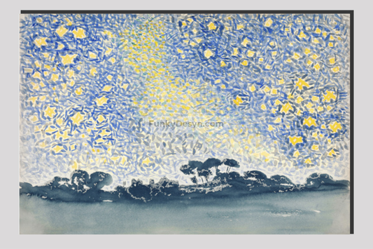 Landscape with Stars (1905–1908)  by Henri-Edmond Cross.