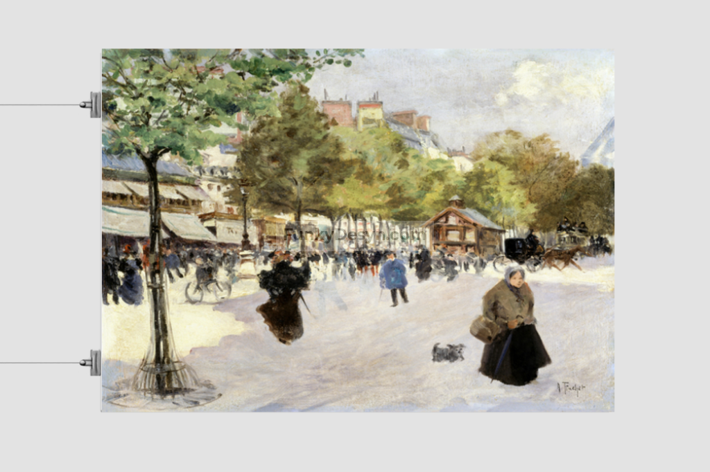 Boulevard de Clichy (1895) by Louis Abel-Truchet.