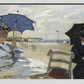 Claude Monets The Beach At Trouville (1870) 20X30 Inches/ Wrapped Canvas