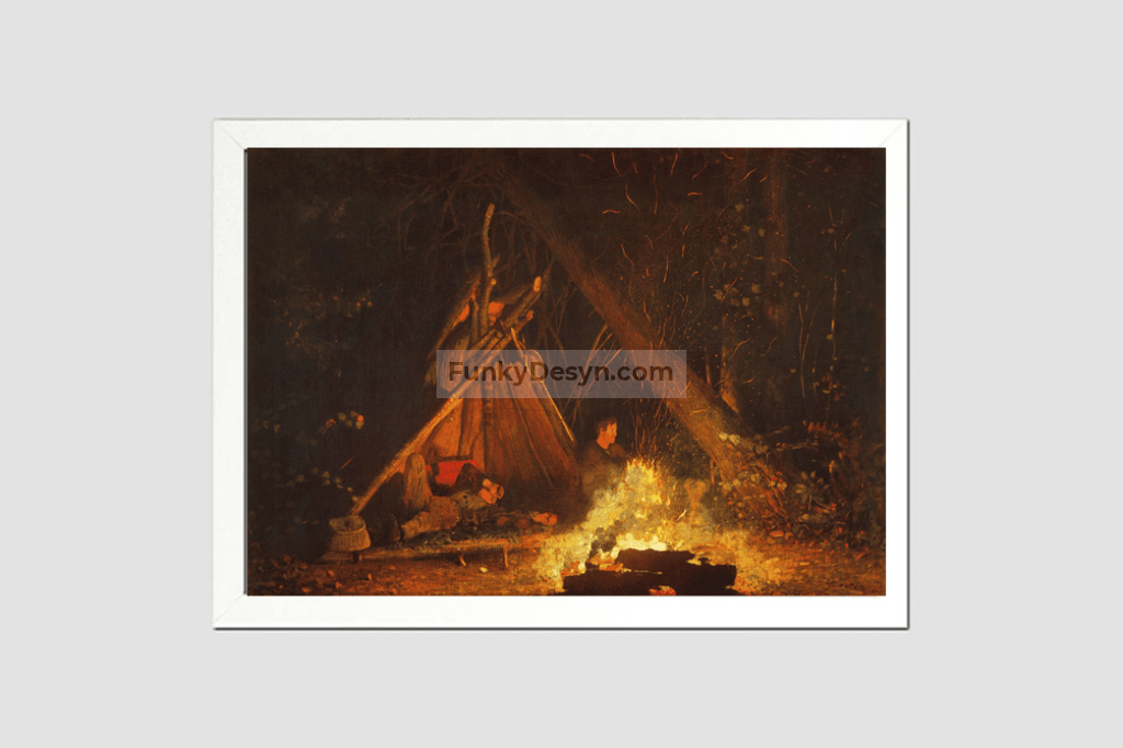 Camp Fire (1880) by Winslow Homer