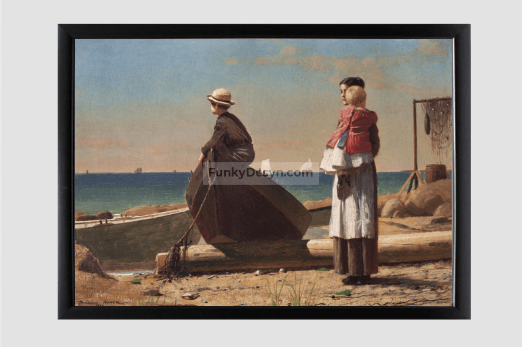 Dad's Coming (1873) by Winslow Homer