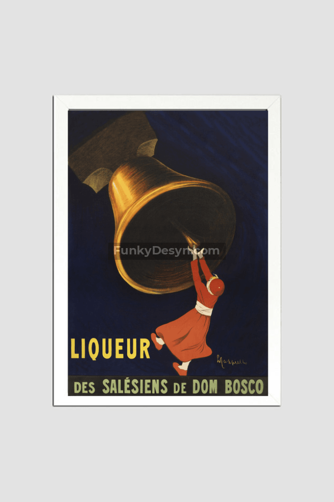 Angelus, liqueur des Salésiens de Dom Bosco (1907)  by Leonetto Cappiello