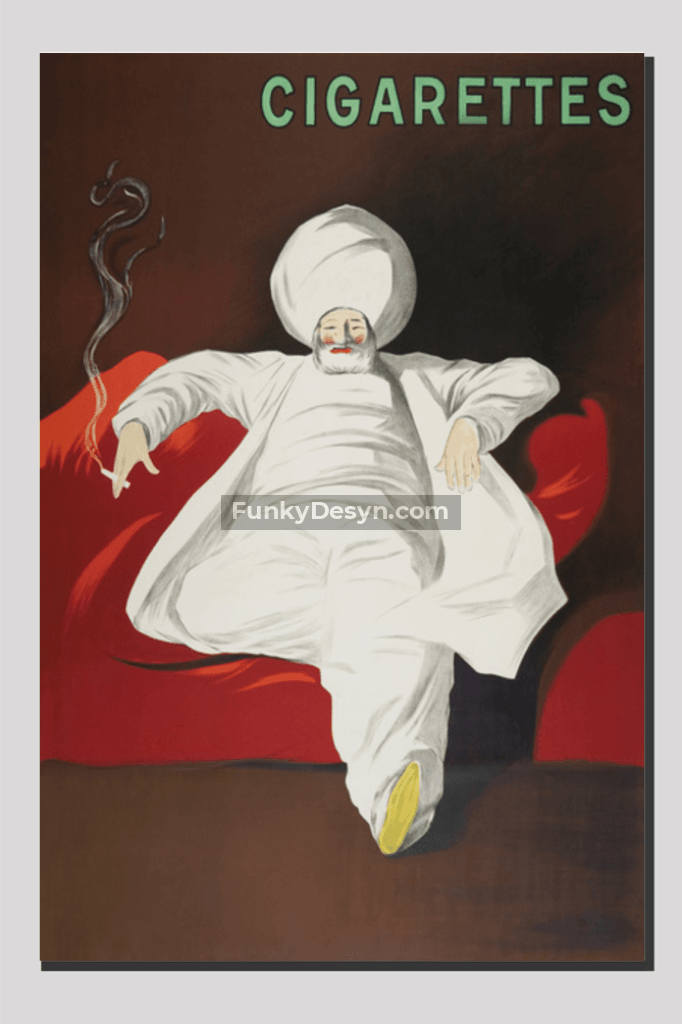 JOB Cigarettes (1912) by Leonetto Cappiello