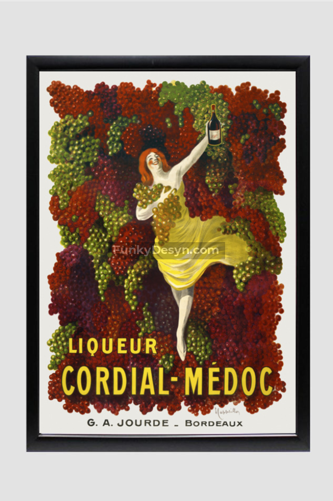Liquer Cordial-Médoc, G. A. Jourde - Bordeaux (1907) by Leonetto Cappiello.