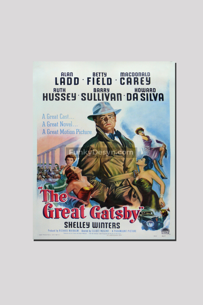 The Great Gatsby -1949 16X20 Inches/ Wrapped Canvas Decor