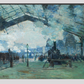 Arrival of the Normandy Train, Gare Saint-Lazare (1887) by Claude Monet