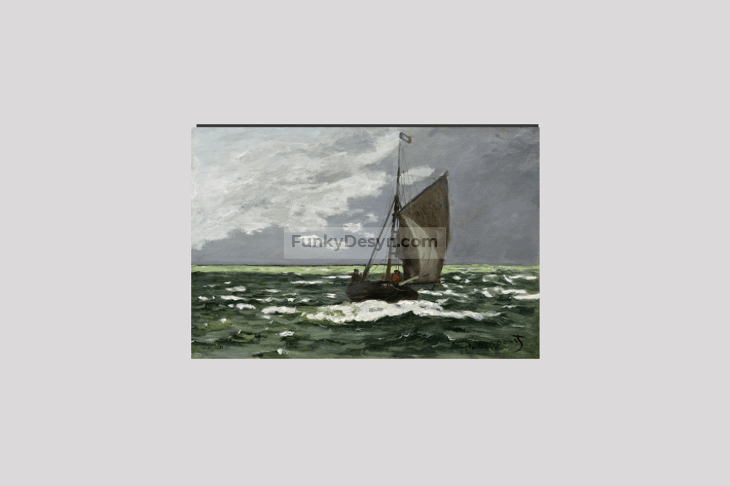 Claude Monet's Seascape, Storm (1866)