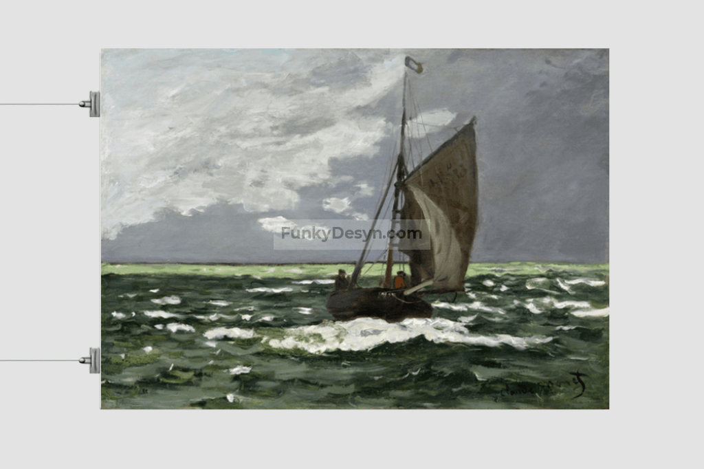 Claude Monet's Seascape, Storm (1866)