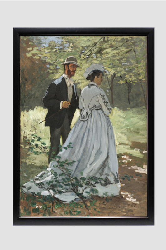 Bazille and Camille (1865) by Claude Monet