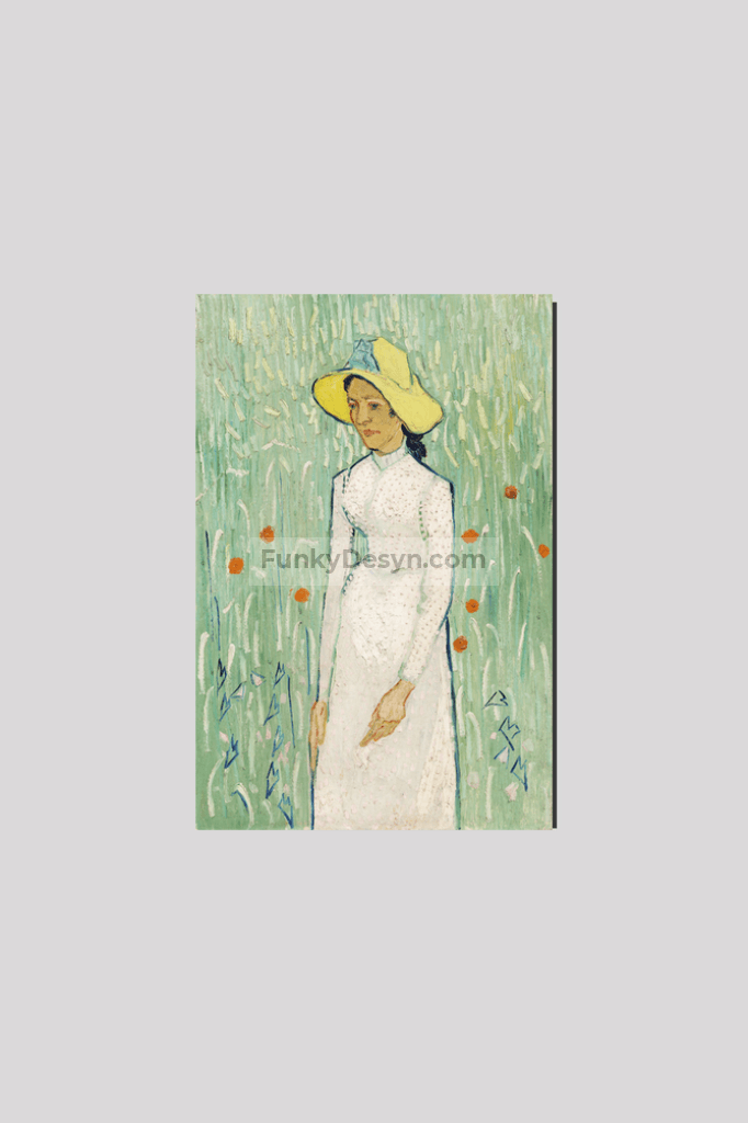 White (1890) By Vincent Van Gogh. 8X12 Inches/ Wrapped Canvas